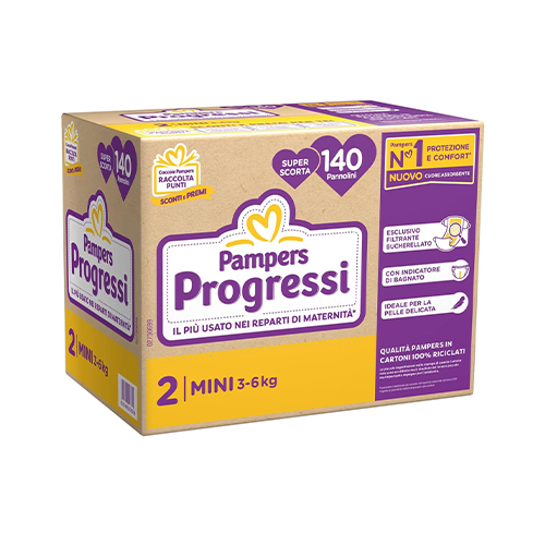 Pampers Progressi PentaPack MINI x140